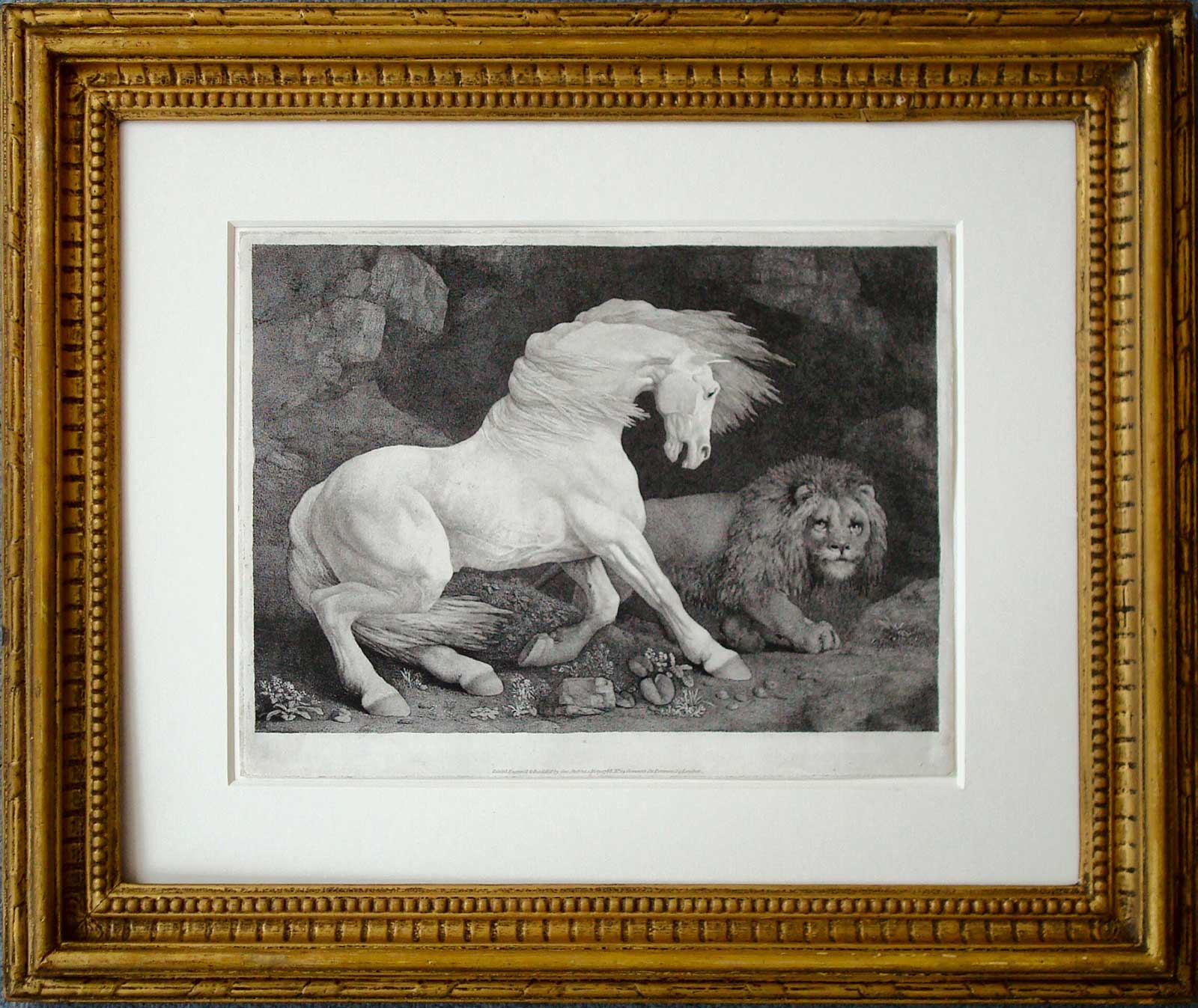 A Horse Affrighted at a Lion Nicholas Price Fine Art